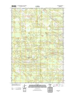 Automba Minnesota Historical topographic map, 1:24000 scale, 7.5 X 7.5 Minute, Year 2013