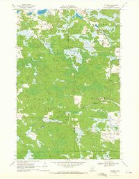 Automba Minnesota Historical topographic map, 1:24000 scale, 7.5 X 7.5 Minute, Year 1969