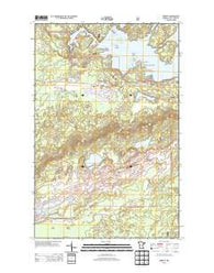 Babbitt Minnesota Historical topographic map, 1:24000 scale, 7.5 X 7.5 Minute, Year 2013
