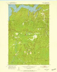 Babbitt NE Minnesota Historical topographic map, 1:24000 scale, 7.5 X 7.5 Minute, Year 1952