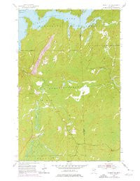 Babbitt NE Minnesota Historical topographic map, 1:24000 scale, 7.5 X 7.5 Minute, Year 1952