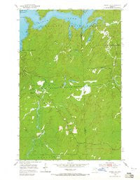 Babbitt NE Minnesota Historical topographic map, 1:24000 scale, 7.5 X 7.5 Minute, Year 1952