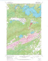 Babbitt Minnesota Historical topographic map, 1:24000 scale, 7.5 X 7.5 Minute, Year 1962