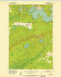 Babbitt Minnesota Historical topographic map, 1:24000 scale, 7.5 X 7.5 Minute, Year 1951