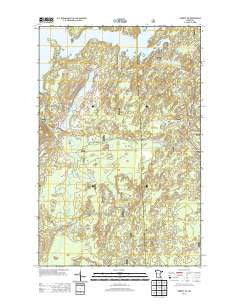 Babbitt NE Minnesota Historical topographic map, 1:24000 scale, 7.5 X 7.5 Minute, Year 2013