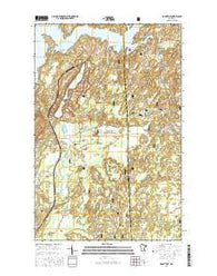 Babbitt NE Minnesota Current topographic map, 1:24000 scale, 7.5 X 7.5 Minute, Year 2016