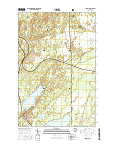 Babbitt SE Minnesota Current topographic map, 1:24000 scale, 7.5 X 7.5 Minute, Year 2016