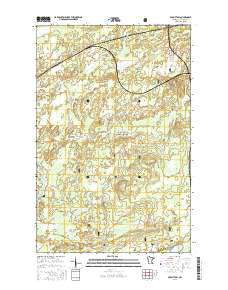 Babbitt SW Minnesota Current topographic map, 1:24000 scale, 7.5 X 7.5 Minute, Year 2016