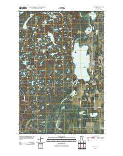 Backus Minnesota Historical topographic map, 1:24000 scale, 7.5 X 7.5 Minute, Year 2010