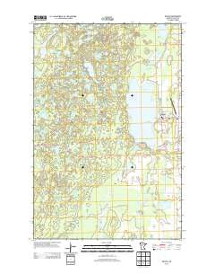 Backus Minnesota Historical topographic map, 1:24000 scale, 7.5 X 7.5 Minute, Year 2013