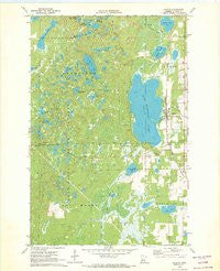 Backus Minnesota Historical topographic map, 1:24000 scale, 7.5 X 7.5 Minute, Year 1970