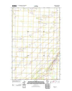 Badger Minnesota Historical topographic map, 1:24000 scale, 7.5 X 7.5 Minute, Year 2013