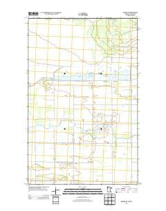 Badger NE Minnesota Historical topographic map, 1:24000 scale, 7.5 X 7.5 Minute, Year 2013