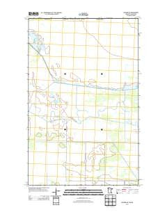 Badger NW Minnesota Historical topographic map, 1:24000 scale, 7.5 X 7.5 Minute, Year 2013