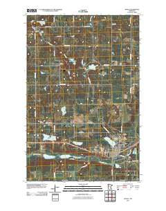 Bagley Minnesota Historical topographic map, 1:24000 scale, 7.5 X 7.5 Minute, Year 2010