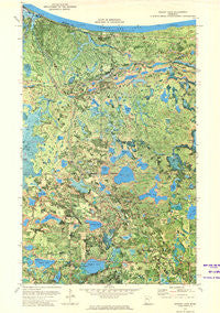 Bagley Lake Minnesota Historical topographic map, 1:24000 scale, 7.5 X 7.5 Minute, Year 1972