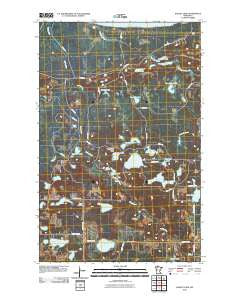 Bagley Lake Minnesota Historical topographic map, 1:24000 scale, 7.5 X 7.5 Minute, Year 2010