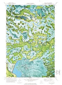 Bailey Lake Minnesota Historical topographic map, 1:24000 scale, 7.5 X 7.5 Minute, Year 1972