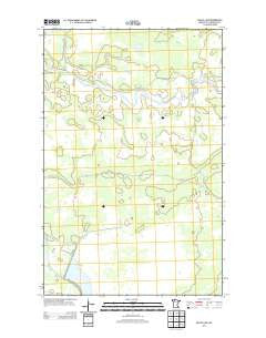Bailey Lake Minnesota Historical topographic map, 1:24000 scale, 7.5 X 7.5 Minute, Year 2013