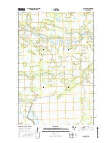 Bailey Lake Minnesota Current topographic map, 1:24000 scale, 7.5 X 7.5 Minute, Year 2016