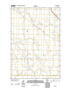 Baker Minnesota Historical topographic map, 1:24000 scale, 7.5 X 7.5 Minute, Year 2013
