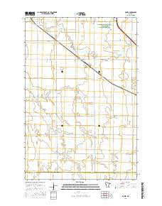 Baker Minnesota Current topographic map, 1:24000 scale, 7.5 X 7.5 Minute, Year 2016
