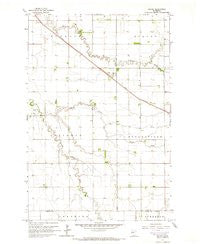 Baker Minnesota Historical topographic map, 1:24000 scale, 7.5 X 7.5 Minute, Year 1964