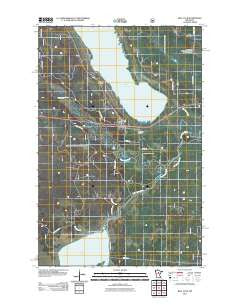 Ball Club Minnesota Historical topographic map, 1:24000 scale, 7.5 X 7.5 Minute, Year 2011