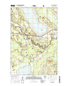 Ball Club Minnesota Current topographic map, 1:24000 scale, 7.5 X 7.5 Minute, Year 2016