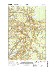 Balsam Minnesota Current topographic map, 1:24000 scale, 7.5 X 7.5 Minute, Year 2016