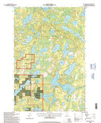 Balsam Lake Minnesota Historical topographic map, 1:24000 scale, 7.5 X 7.5 Minute, Year 1996
