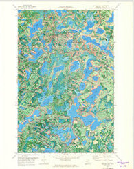Balsam Lake Minnesota Historical topographic map, 1:24000 scale, 7.5 X 7.5 Minute, Year 1971