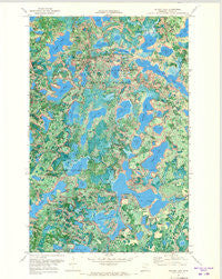 Balsam Lake Minnesota Historical topographic map, 1:24000 scale, 7.5 X 7.5 Minute, Year 1971