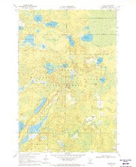 Balsam Minnesota Historical topographic map, 1:24000 scale, 7.5 X 7.5 Minute, Year 1970