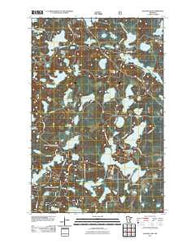 Balsam Lake Minnesota Historical topographic map, 1:24000 scale, 7.5 X 7.5 Minute, Year 2011