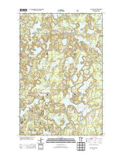Balsam Lake Minnesota Historical topographic map, 1:24000 scale, 7.5 X 7.5 Minute, Year 2013