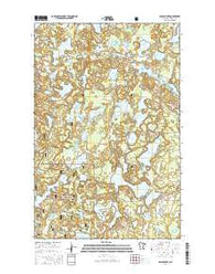 Balsam Lake Minnesota Current topographic map, 1:24000 scale, 7.5 X 7.5 Minute, Year 2016
