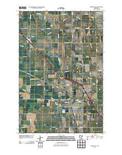 Barnesville Minnesota Historical topographic map, 1:24000 scale, 7.5 X 7.5 Minute, Year 2010