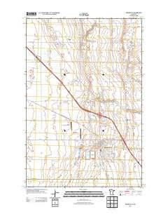 Barnesville Minnesota Historical topographic map, 1:24000 scale, 7.5 X 7.5 Minute, Year 2013