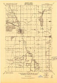 Barnesville Minnesota Historical topographic map, 1:62500 scale, 15 X 15 Minute, Year 1919