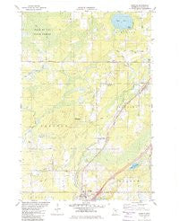 Barnum Minnesota Historical topographic map, 1:24000 scale, 7.5 X 7.5 Minute, Year 1981