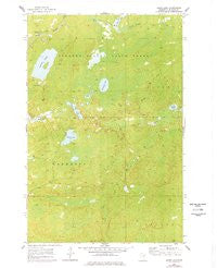 Barrs Lake Minnesota Historical topographic map, 1:24000 scale, 7.5 X 7.5 Minute, Year 1954