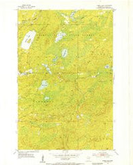 Barrs Lake Minnesota Historical topographic map, 1:24000 scale, 7.5 X 7.5 Minute, Year 1954