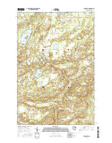 Barrs Lake Minnesota Current topographic map, 1:24000 scale, 7.5 X 7.5 Minute, Year 2016