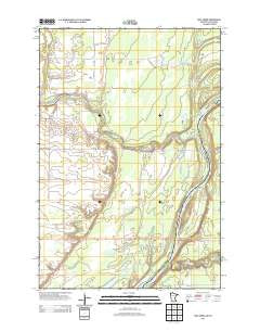 Bass Creek Minnesota Historical topographic map, 1:24000 scale, 7.5 X 7.5 Minute, Year 2013