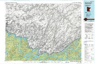 Basswood Lake Minnesota Historical topographic map, 1:100000 scale, 30 X 60 Minute, Year 1977