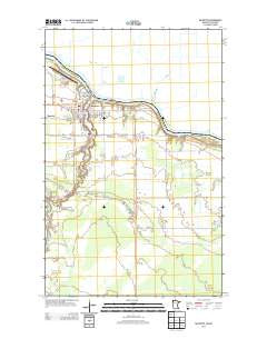 Baudette Minnesota Historical topographic map, 1:24000 scale, 7.5 X 7.5 Minute, Year 2013