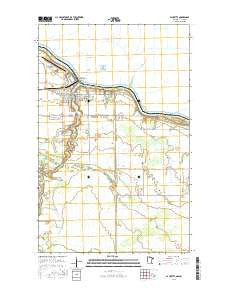 Baudette Minnesota Current topographic map, 1:24000 scale, 7.5 X 7.5 Minute, Year 2016