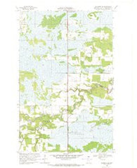 Baudette SE Minnesota Historical topographic map, 1:24000 scale, 7.5 X 7.5 Minute, Year 1968