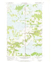 Baudette SE Minnesota Historical topographic map, 1:24000 scale, 7.5 X 7.5 Minute, Year 1968